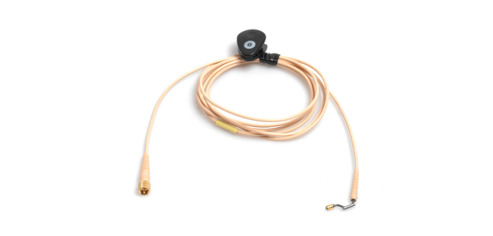 DPA CH16F03 4.2' Mic Cable For Earhook Slide With LEMO3 Connector, Beige