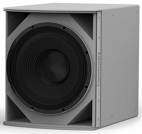 Biamp Community IS8-115W 15" Passive Subwoofer 1000W, White