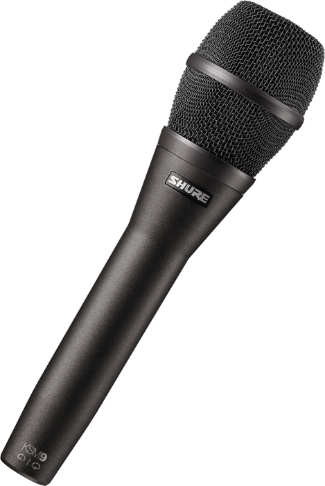 Shure KSM9/CG Handheld Condenser Vocal Microphone, Charcoal Gray