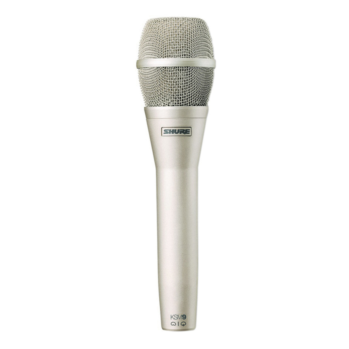 Shure KSM9/SL Dual-Pattern Condenser Handheld Vocal Mic, Champagne