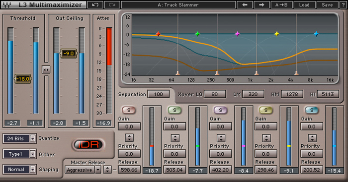 Waves L3-16 Multimaximizer 16-Band Peak Limiter Plug-in (Download)