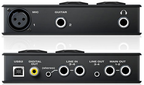 MOTU MicroBook IIc 4x6 USB 2.0 Audio Interface