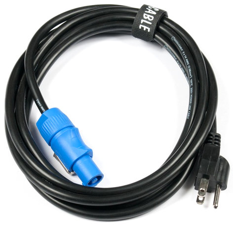 ADJ MPC25 Powercon To Edison Power Cable For AV6 Video Panels, 25'