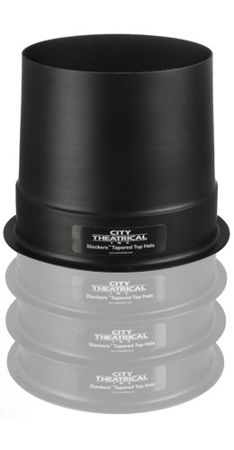 City Theatrical 2850 Stackers 7-1/2" Frame Size Tapered 6" Top Hat