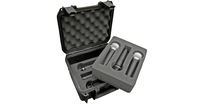 SKB 3i-0907-MC6 Waterproof 6x Microphone Case