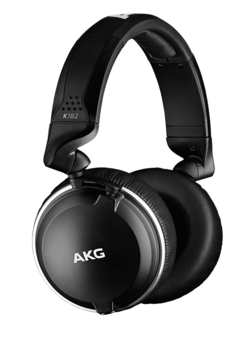 AKG K182 Professional Closed-Back Over-Ear Monitor Headphones