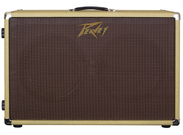 Peavey 212-C Guitar Enclosure Classic Speaker Cabinet With Dual 12" Vintage 30 Speaker, 120W