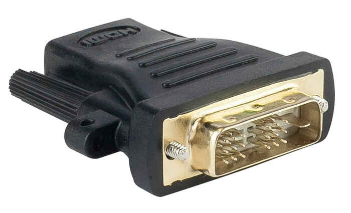 Liberty AV ARDVHD Adapter For DVI Digital Male To HDMI Female