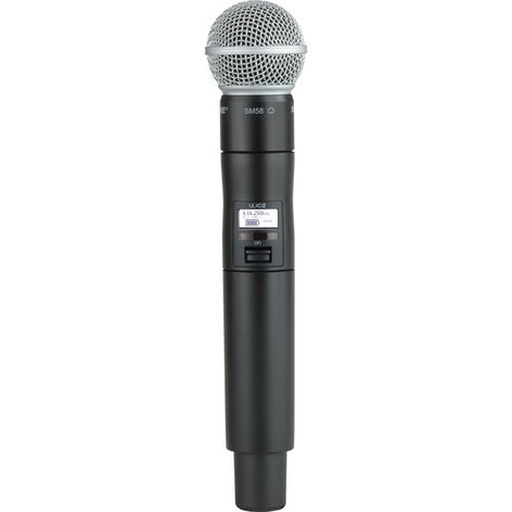 Shure ULXD2/SM58-X52 ULX-D Series Digital Wireless Handheld Transmitter With SM58 Mic, X52 Band (902-928MHz)