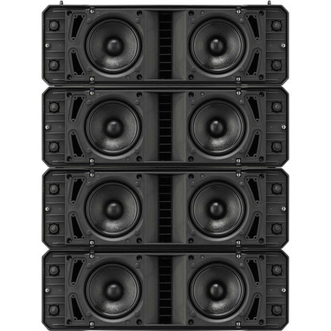 TOA HX-7B 750W Variable Dispersion Speaker, Black