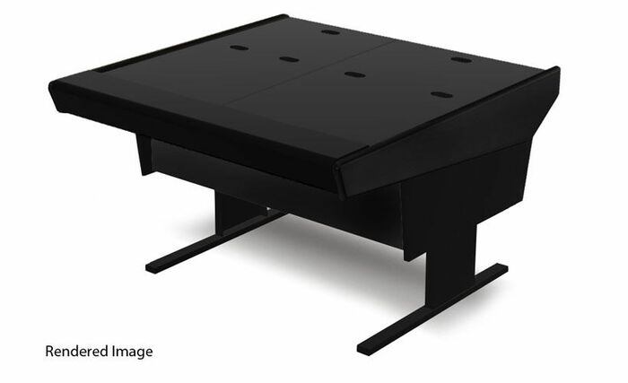 Argosy 50-VNR-B-B 50 V Series Universal Desk With Black End Panels
