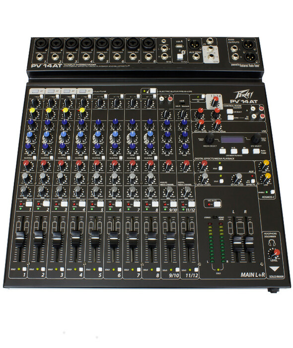 Peavey PV 14AT 14-Input Stereo Mixer With Antares Auto-Tune