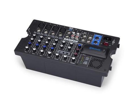 Samson XP800 8" Stereo 2-Way Portable PA Monitors 400W With Bluetooth And 8-Channel Mixer