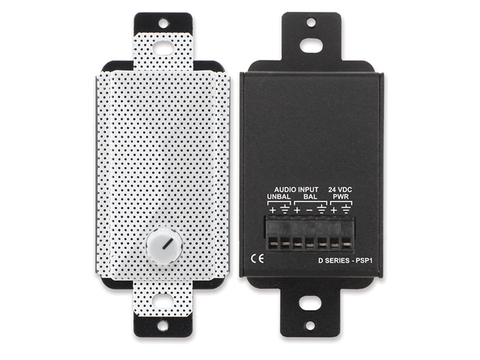 RDL D-PSP1 Decora-Style Active Loudspeaker, User Level Adjust, White