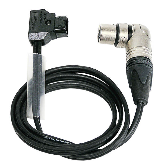 Anton Bauer POWERTAP-36-XLR4 PowerTap 36 XLR 4-pin 36" PowerTap To Right Angle 4-Pin XLR-F Cable