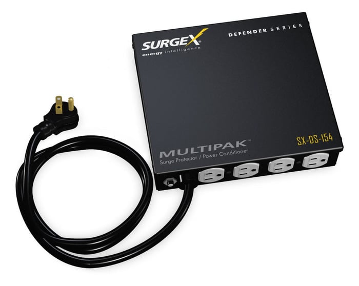 SurgeX SX-DS-154 MultiPak Defender Series 4-Outlet Surge Suppressor