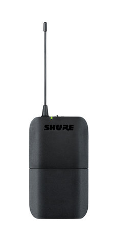 Shure BLX14-H10 BLX Series Single-Channel Wireless Bodypack System With WA302 Instrument Cable, H10 Band (542-572MHz)