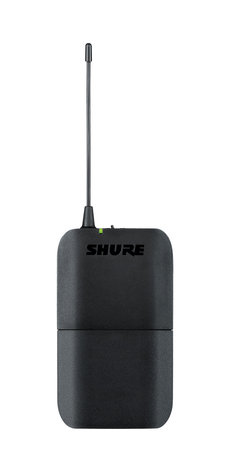 Shure BLX14/B98-H9 BLX Series Single-Channel Wireless Bodypack System With Clip-On Instrument Mic, H9 Band (512-542MHz)