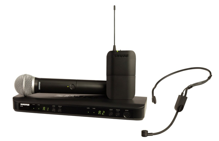 Shure BLX1288/P31-H9 Wireless Combo System With PG58 Handheld And PGA31 Headset, H9 Band