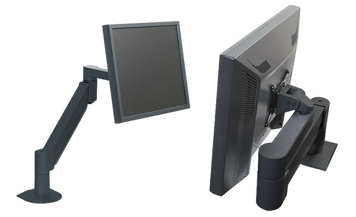 Argosy MONITOR ARM-S1-B Black Single Monitor Arm For Monitors 2-13 Lb