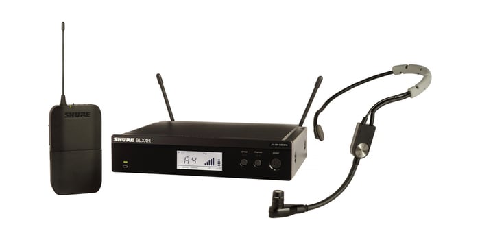 Shure BLX14R/SM35-H9 Rackmount Wireless System With SM35 Headset Mic, H9 Band