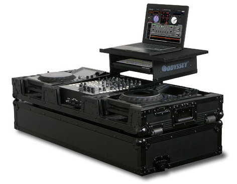 Odyssey FZGS12CDJWBL 42.8"x12.3"x19.5" Universal CD/Digital Media Player DJ Coffin