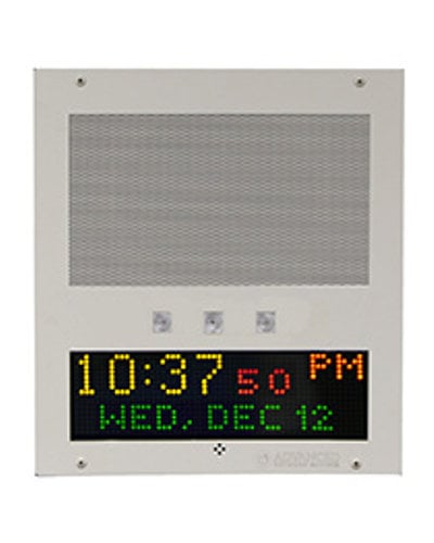 Advanced Network Devices IPSWD-RWB Flush Mount IP Speaker With Display And Flashers