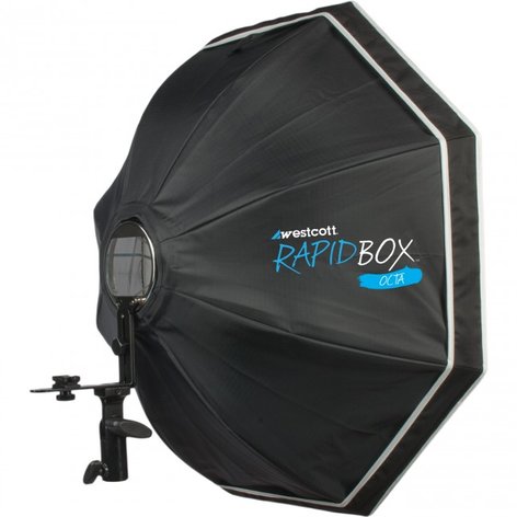 Westcott 2035 Rapid Box 26" Octa Speedlite Kit With Deflector Plate And Light Stand