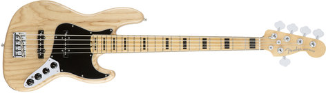 Fender Jbass Amelite 5 Mpl 5 String Jazz Bass Guitar With Ash Body And Maple Fingerboard Full Compass Systems