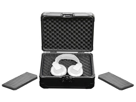 Odyssey KUHPBL 11"x5.5"x8.25" Pro Headphone Carry Case