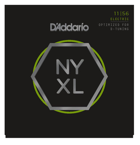 D`Addario NYXL1156 Nickel Wound Electric Guitar Strings, Medium Top/Extra-Heavy Bottom, .011-.056