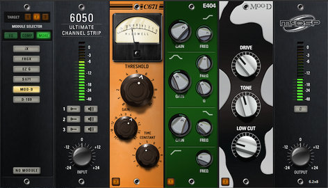 McDSP 6050-ULTIMATE-CH-NAT 6050 Ultimate Channel Strip Plugin Bundle With EQ, Compressor, Gate, Expander, Saturator, And Filter Modules - Native