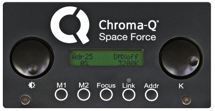 Chroma-Q CHSPFVLR Space Force Variable White LED Soft Light Fixture With LumenRadio Receiver