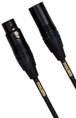 Mogami GOLD-STUDIO-50 Gold Studio 50 50 Ft XLR-M To XLR-F Microphone Cable With Neglex Studio Quad Cable