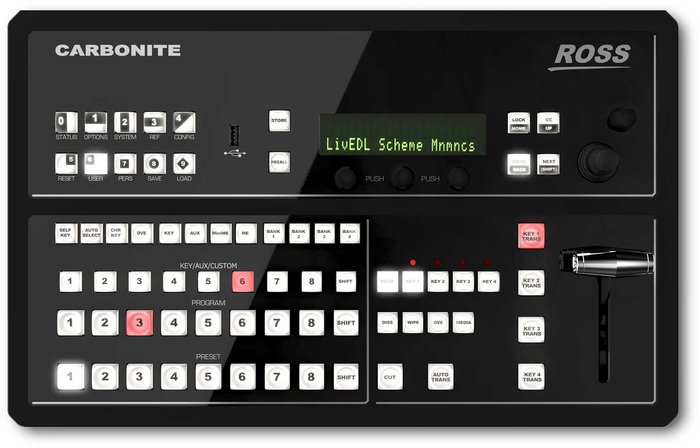 Ross Video Carbonite Black Solo 1 M/E All-in-One 3G Live Production Video Switcher