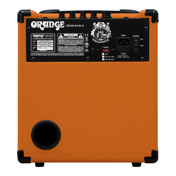 Orange CRUSH-BASS-25 Crush Bass 25 Bass Amp, 25W