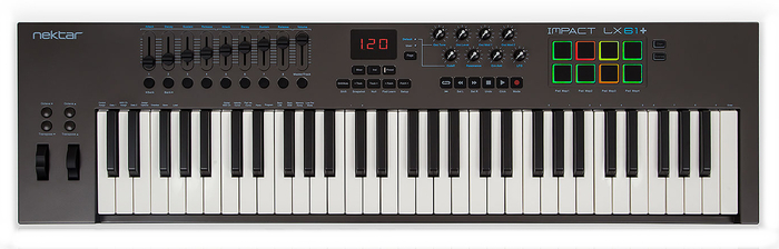 Nektar IMPACT-LX61+ Impact LX61+ 61-Key USB MIDI Controller