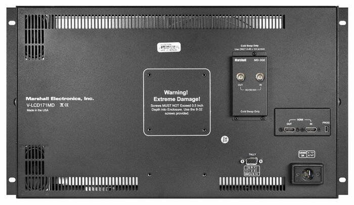 Marshall Electronics V-LCD171MD-3G-DT 17" LCD Desk Top Monitor With HDMI And 3G Input