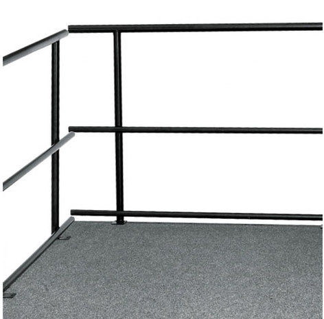 National Public Seating GRS36 Guard Rails For Stages 36"W