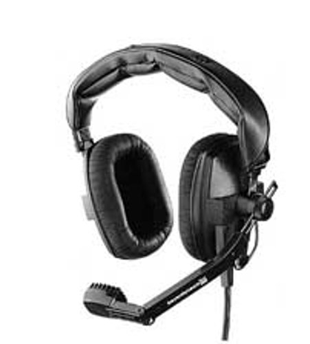 Beyerdynamic DT109-200/50-BLK Dual-Ear Headset And Microphone, 200/50 Ohm, Black