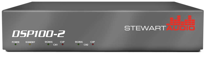 Stewart Audio DSP100-2-LZ 2-Channel DSP-Enabled Amplifier, 2x100W/50W At 4/8 Ohms