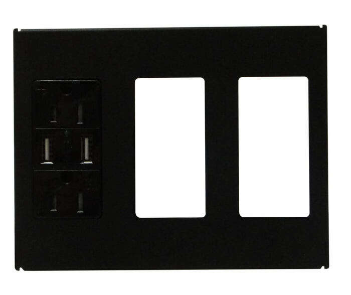 Altinex SP1104SC Face-Plate, AC Power And Charging USB For CNK200/CNK200S