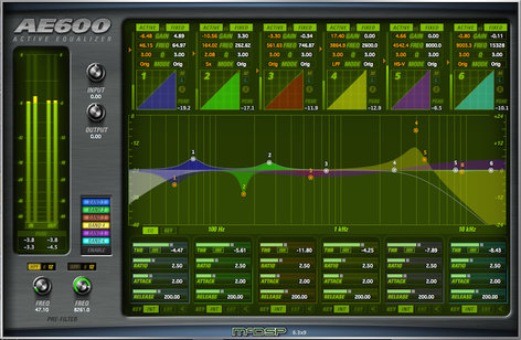 McDSP AE600-ACTIVE-EQ-HD AE600 HD V6 [DOWNLOAD] Active EQ