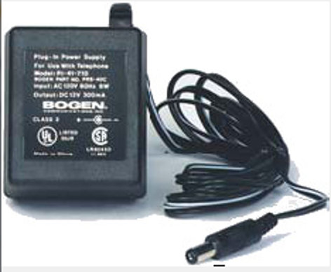 Bogen PRS40C 12VDC 300mA Power Supply