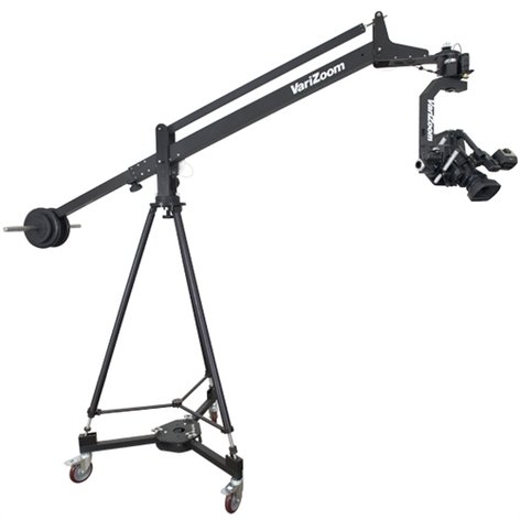 Varizoom VZ-QUICKJIB2KIT-100 QuickJib2 Kit With MC100 Pan/Tilt Head, TCR100 Tripod, And DCR100 Dolly