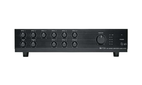 TOA A724 9-Channel Mixer And Amplifier, 240W | Full Compass Systems