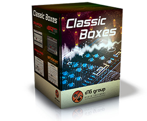 D16 Group CLASSIC-BOXES-BUNDLE Classic Boxes Roland Collection Virtual Software Instrument Plugin Bundle