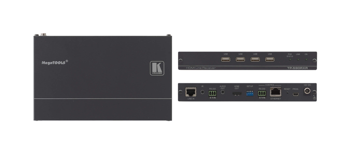 Kramer TP-590RXR HDMI/USB/RS-232/Ethernet/IR Over HDBaseT 2.0 Receiver