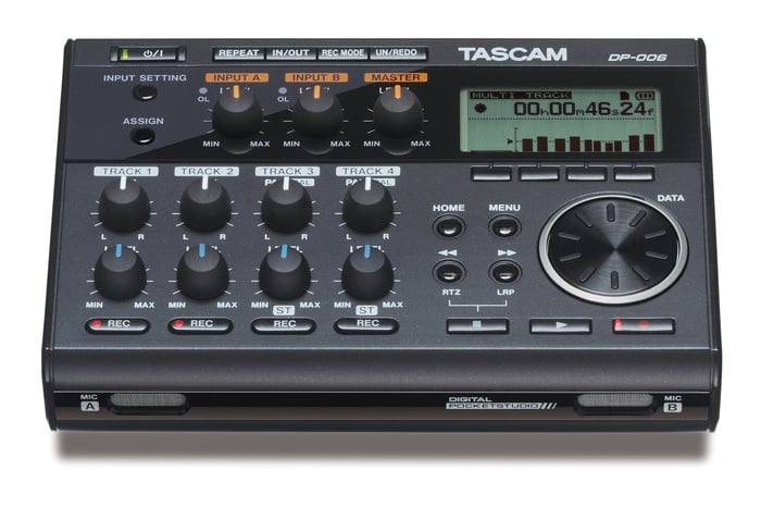 Tascam DP-006 6-Track Digital PocketStudio Audio Recorder