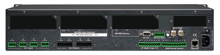 Ashly ne4400d 4x4 Network Protea DSP Processor With AES3 Input Option